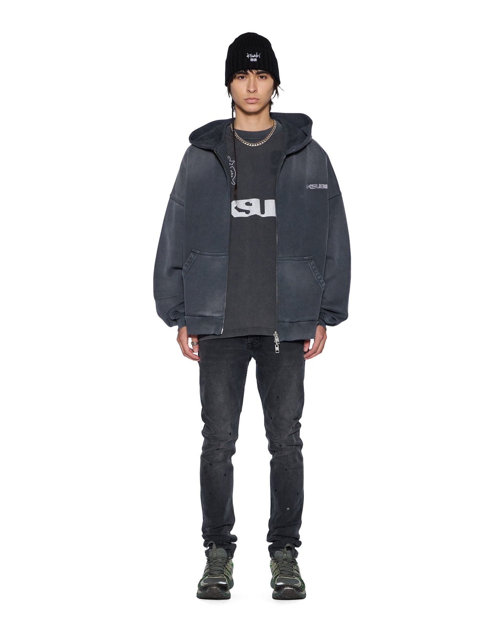 Mens Rugged Ekcess Ss Tee Blasted Black Tees