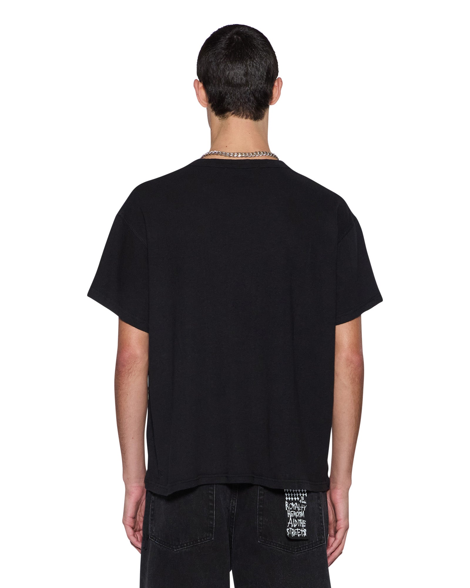 Mens Slub Sid Ss Tee Black Tees