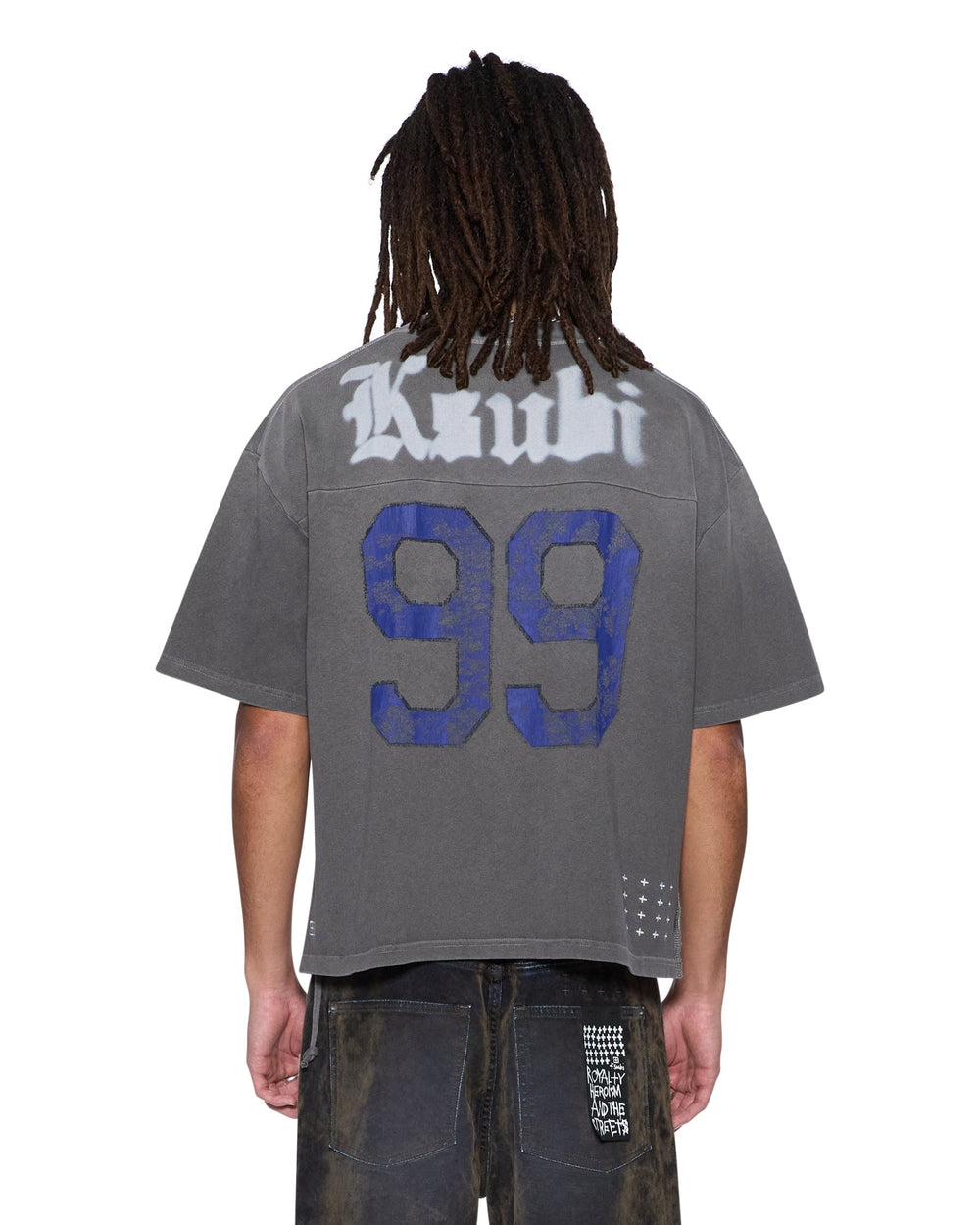 Mens Utopia Halen Raglan Ss Tee Charcoal Tees