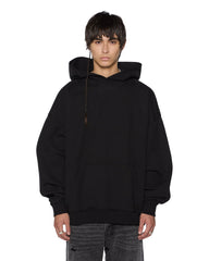 Mens Intruder Ekcess Hoodie Jet Black Fleece