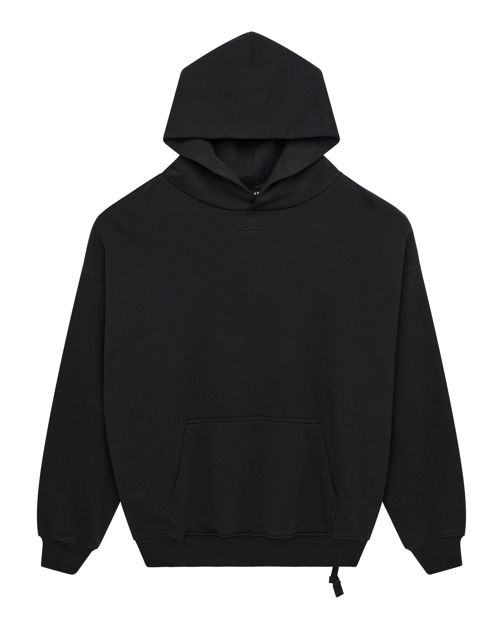 Mens Intruder Ekcess Hoodie Jet Black Fleece