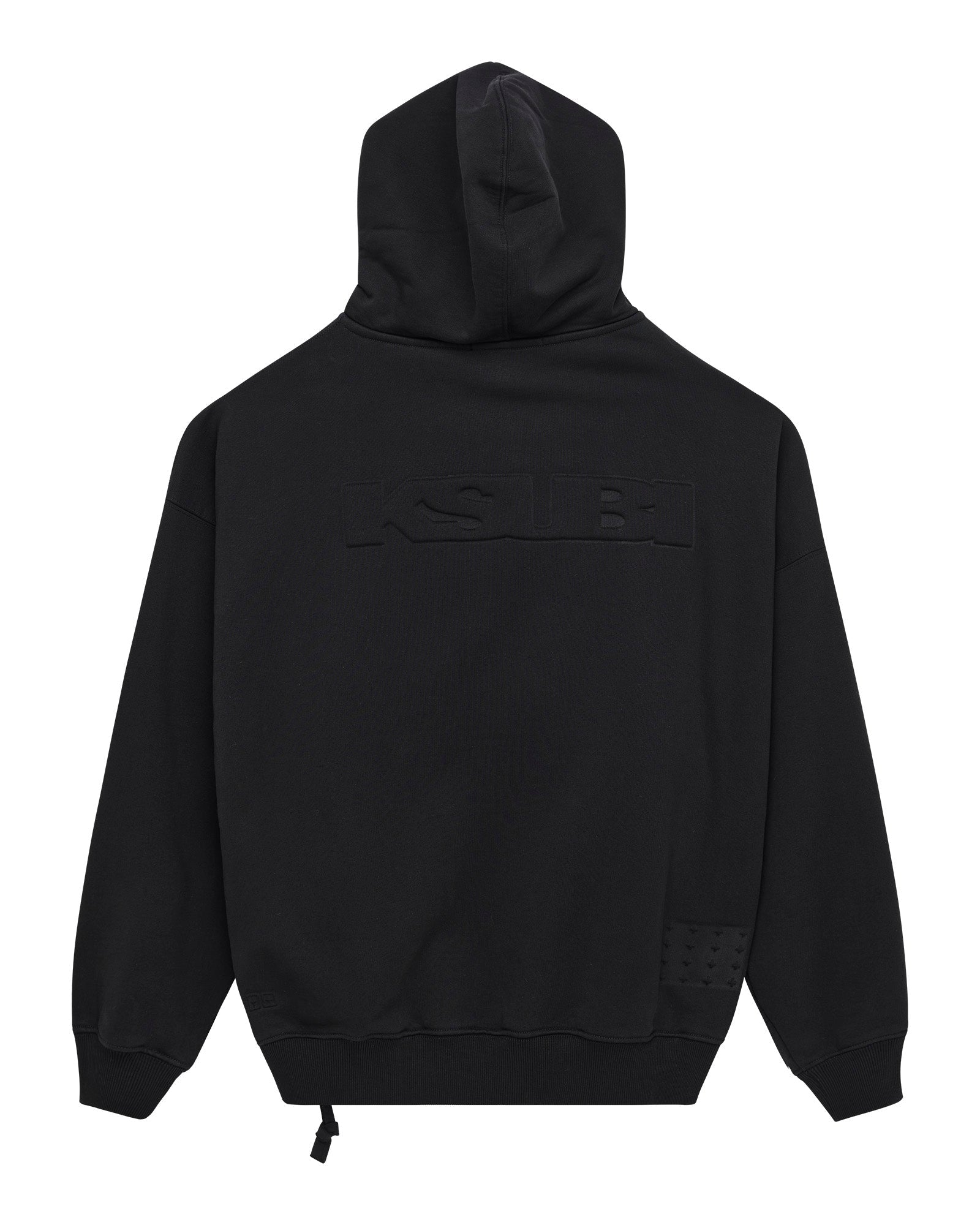 Mens Intruder Ekcess Hoodie Jet Black Fleece