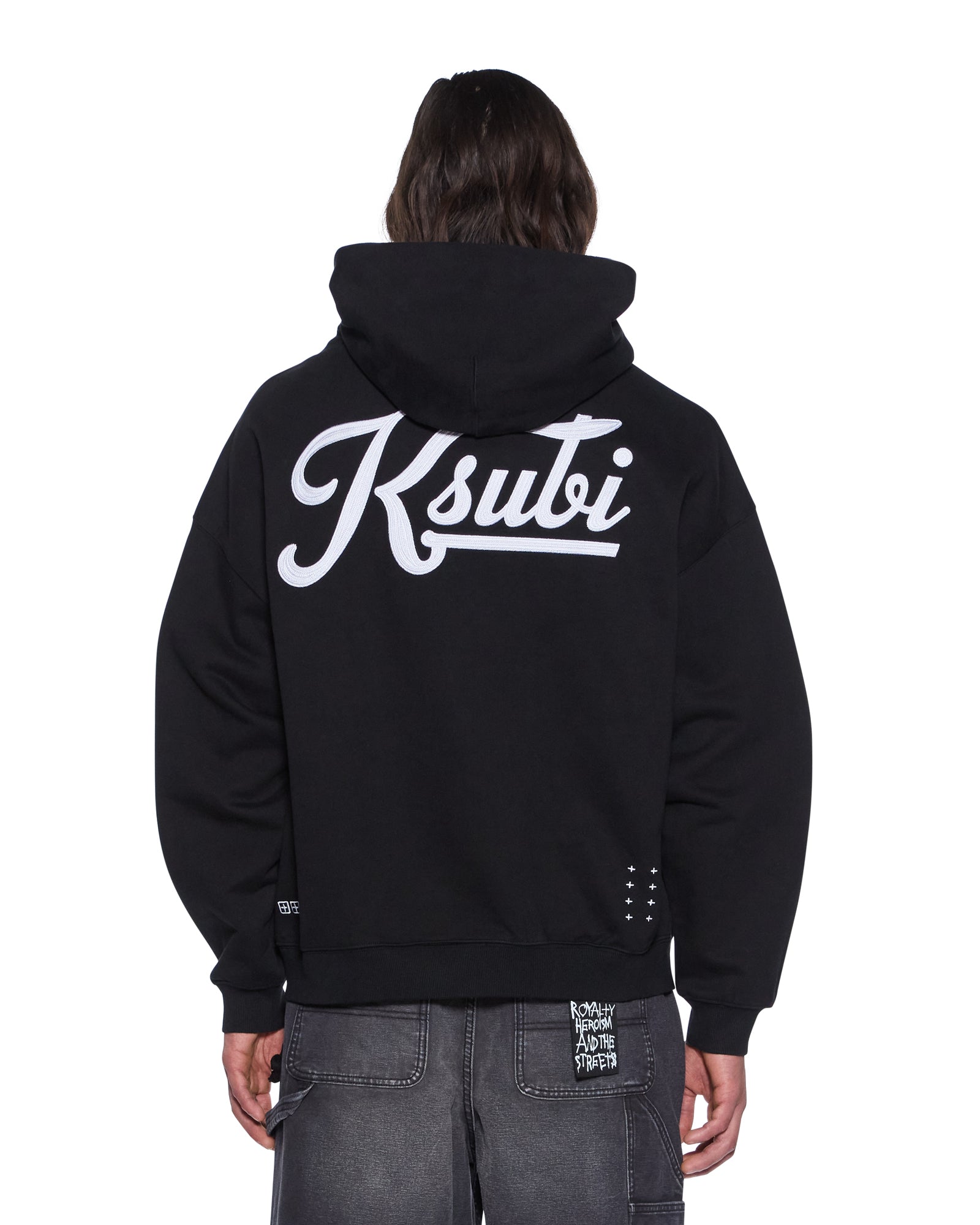 Mens Outfield Ekcess Hoodie Black Fleece