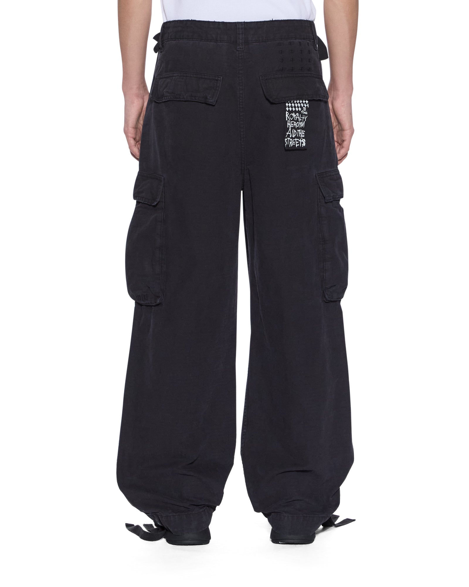 Mens Troop Cargo Pant Black Fade Pants