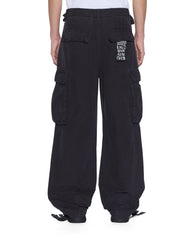 Mens Troop Cargo Pant Black Fade Pants