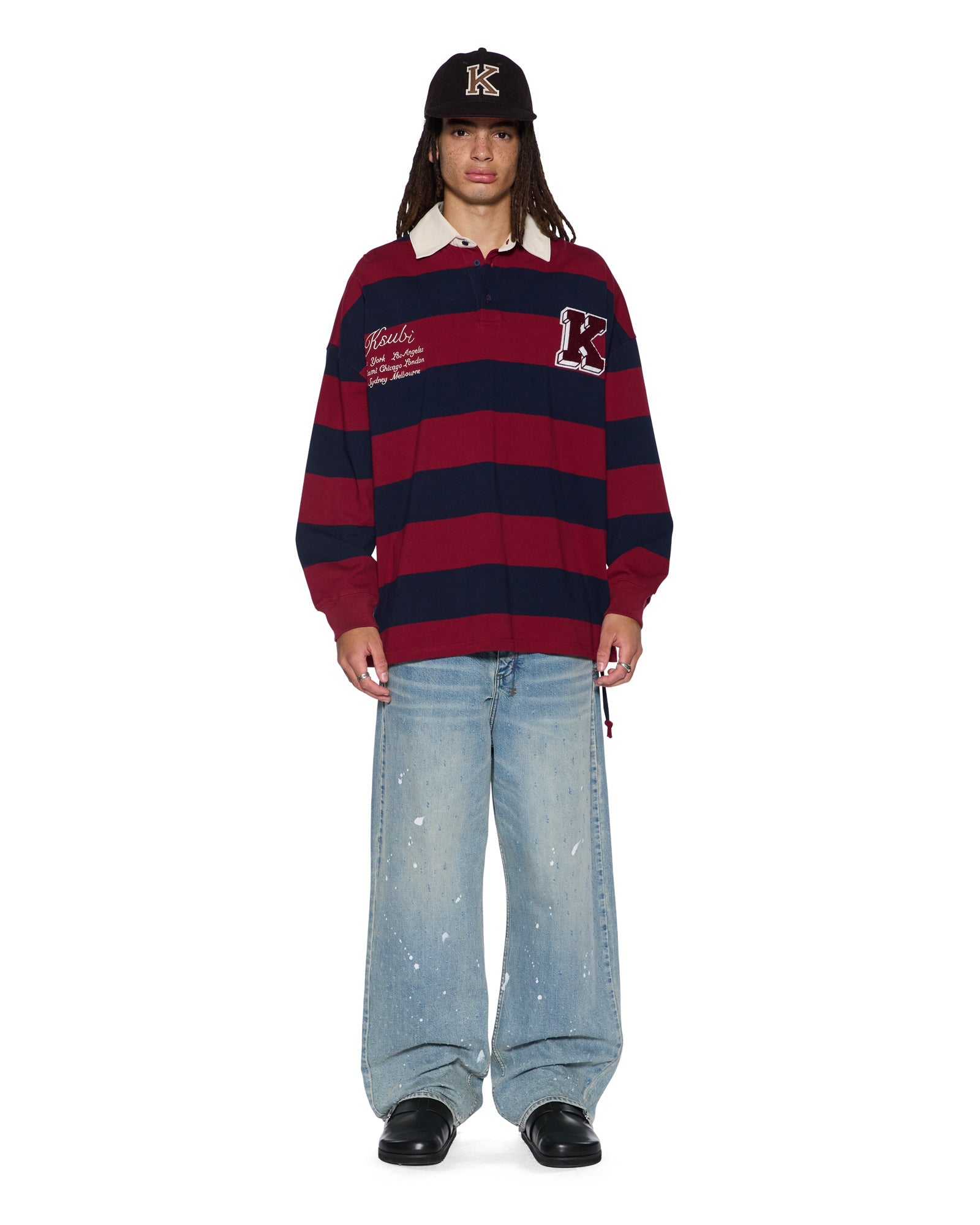 Mens Rugged Rugby Jersey Fire Fade Fashion Tops