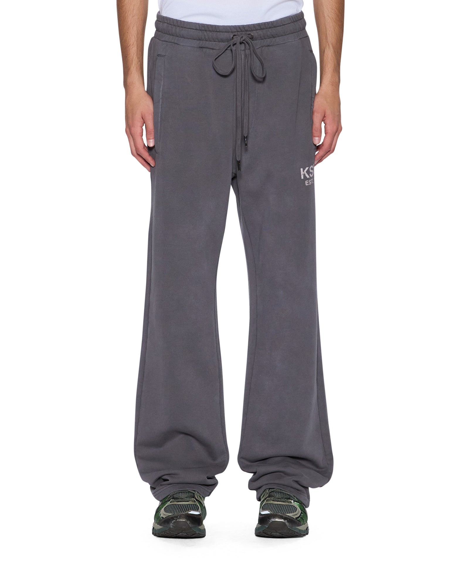 Mens State Synthesis Trak Pant Charcoal Fade Pants