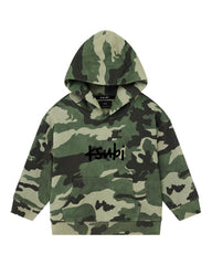 Kids 1999 Lil Biggie Hoodie Camo Fleece