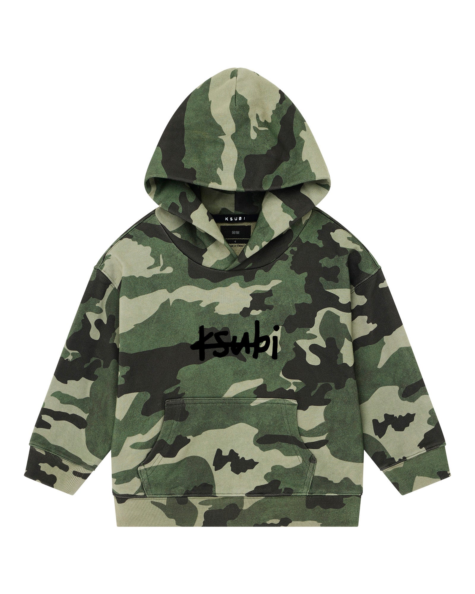 Kids 1999 Lil Biggie Hoodie Camo Fleece