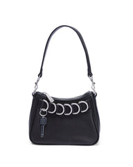 Trash Bag Mini Black Leather