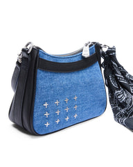 Trash Bag Mini Blue Denim