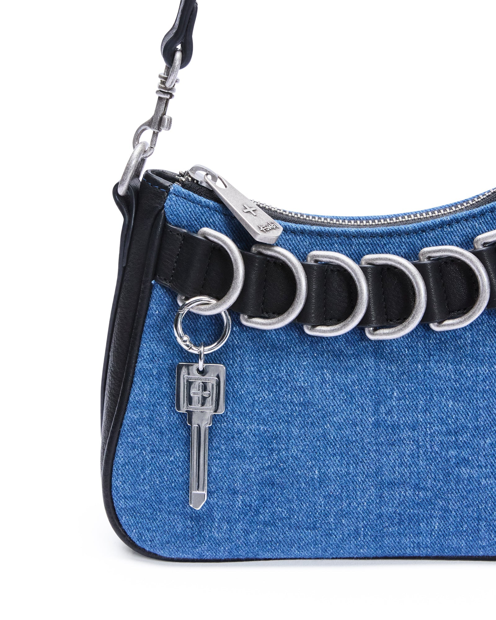 Trash Bag Mini Blue Denim