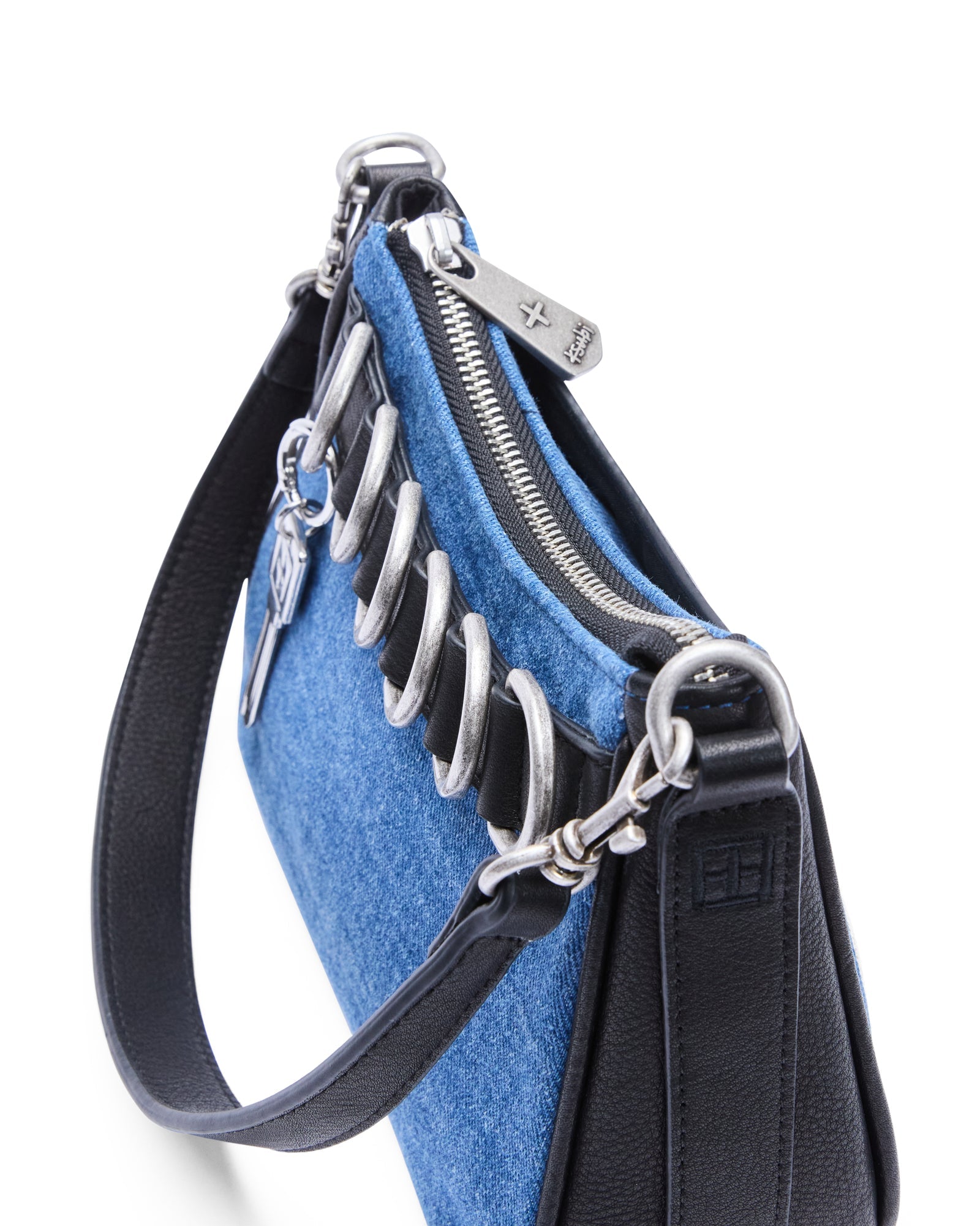 Trash Bag Mini Blue Denim