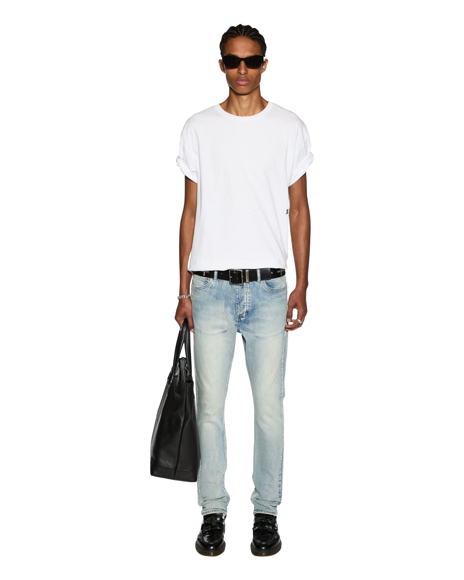 Buy 4 x 4 Biggie Ss Tee Optic White Ksubi