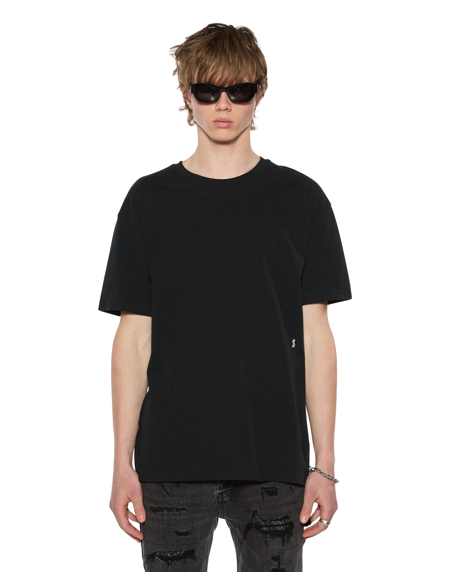 Buy 4 x 4 Biggie Ss Tee Jet Black Ksubi