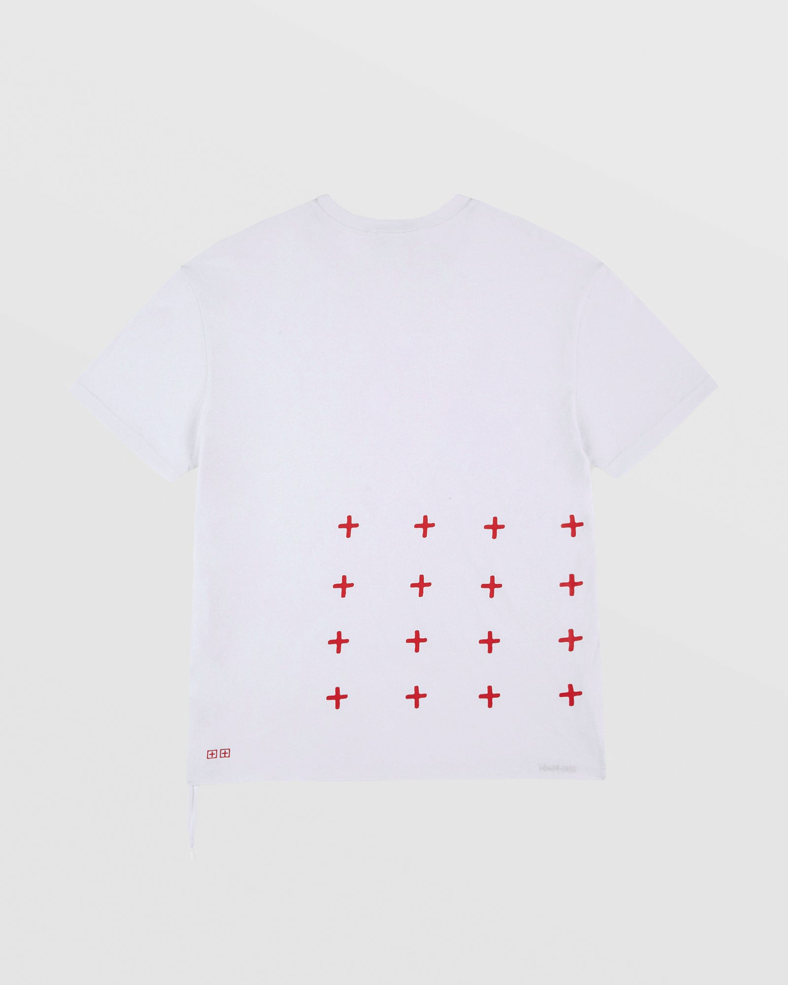 4x4 Biggie Ss Tee White/red