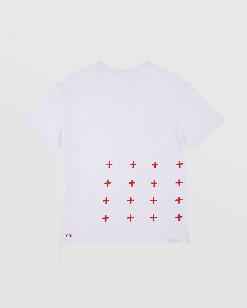 4x4 Biggie Ss Tee White/red