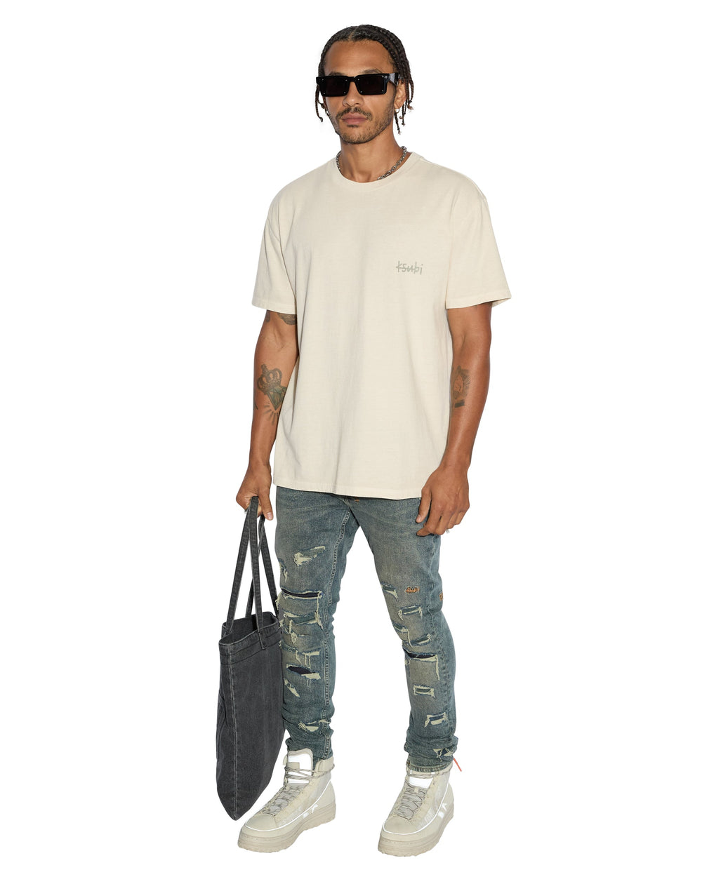 All Day Biggie Short Sleeve Mens T-Shirt - Desert Tan