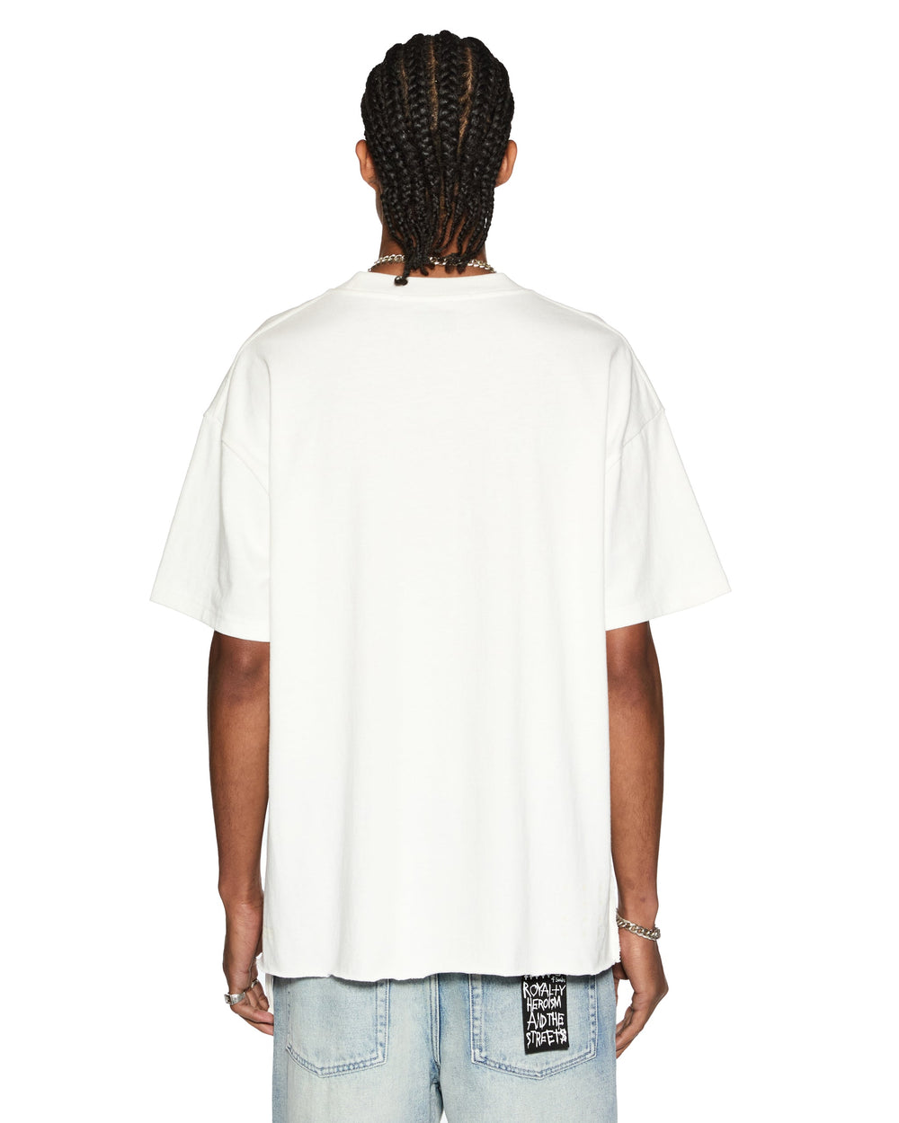 Mens Baddies Ekcess Vintage White Tees