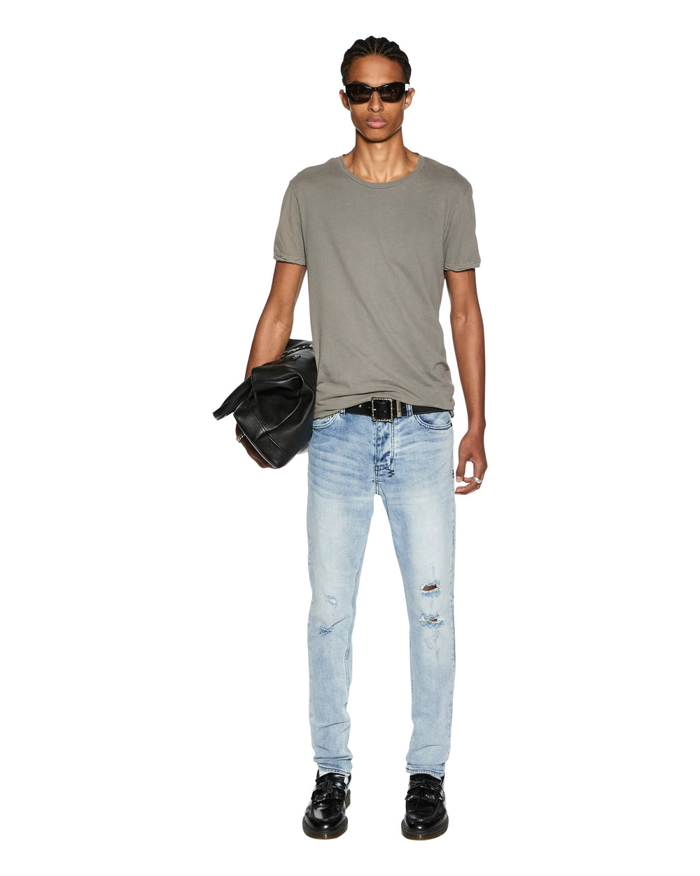 Buy Seeing Lines Ss Tee Vintage Grey Ksubi