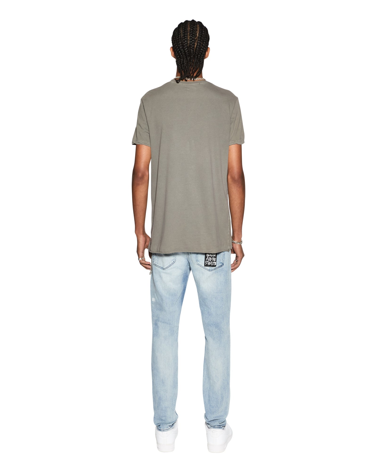 Buy Seeing Lines Ss Tee Vintage Grey Ksubi