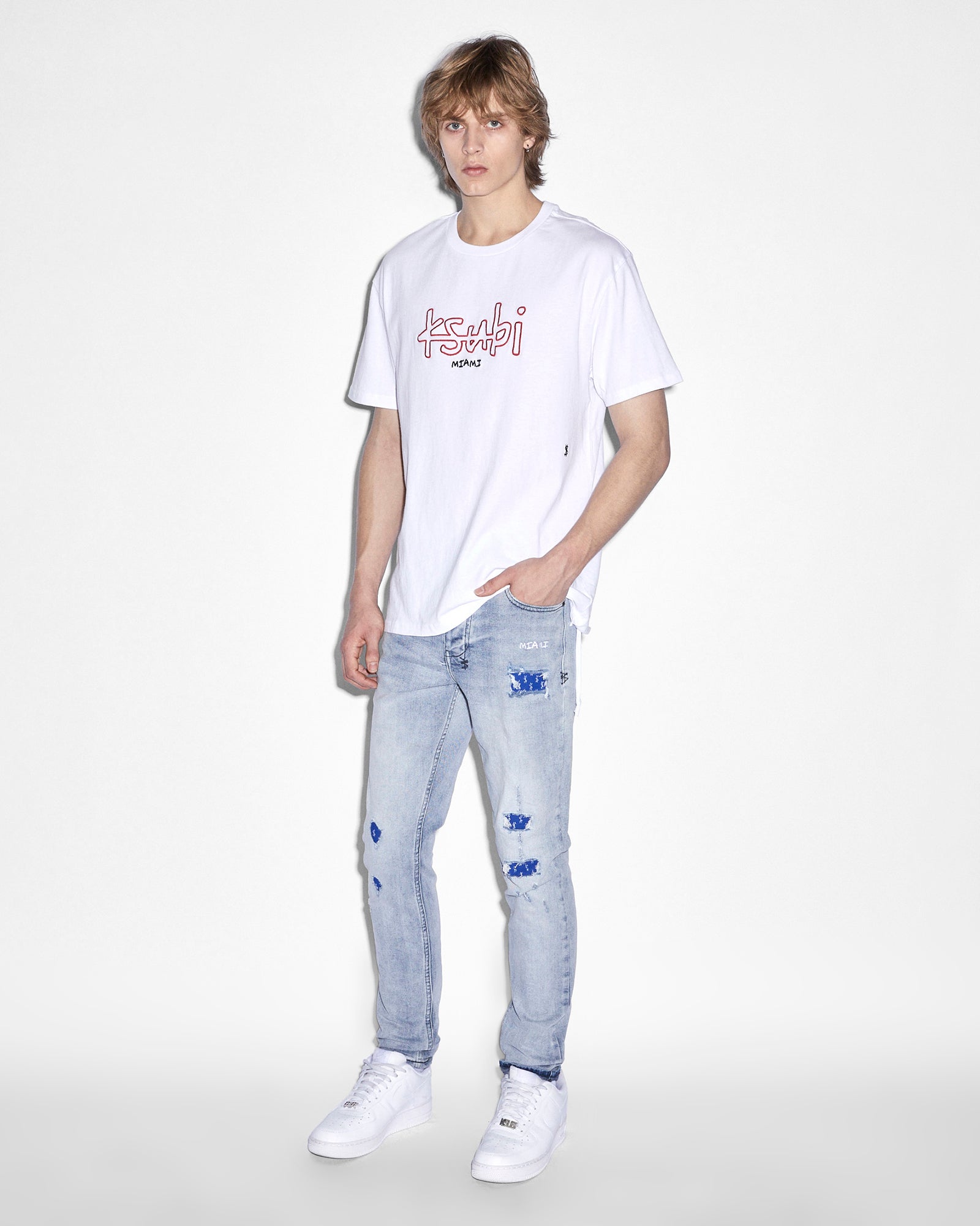 Buy Miami 4X4 Biggie Tee Tru White Men's Oversized T-shirt KSUBI