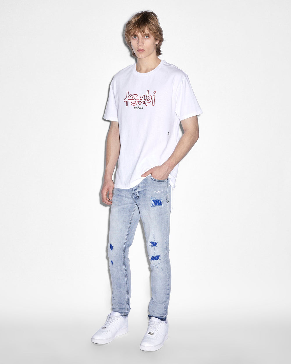 Buy Miami 4X4 Biggie Tee Tru White Men's Oversized T-shirt KSUBI