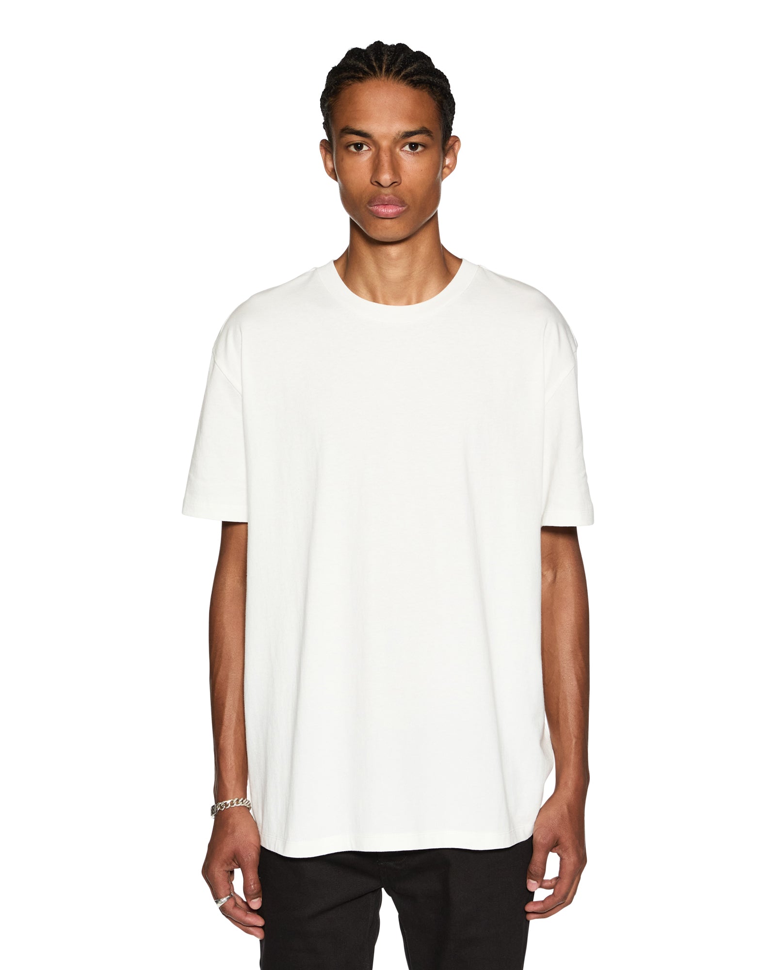 Buy Biggie Ss Tee Worn in White Oversized Tee