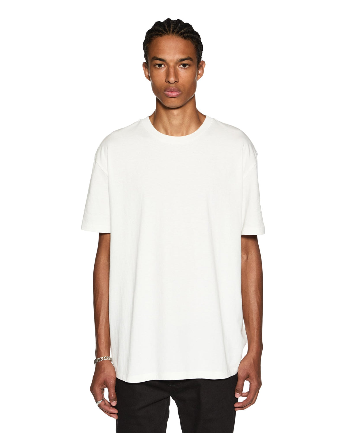 Buy Biggie Ss Tee Worn in White Oversized Tee