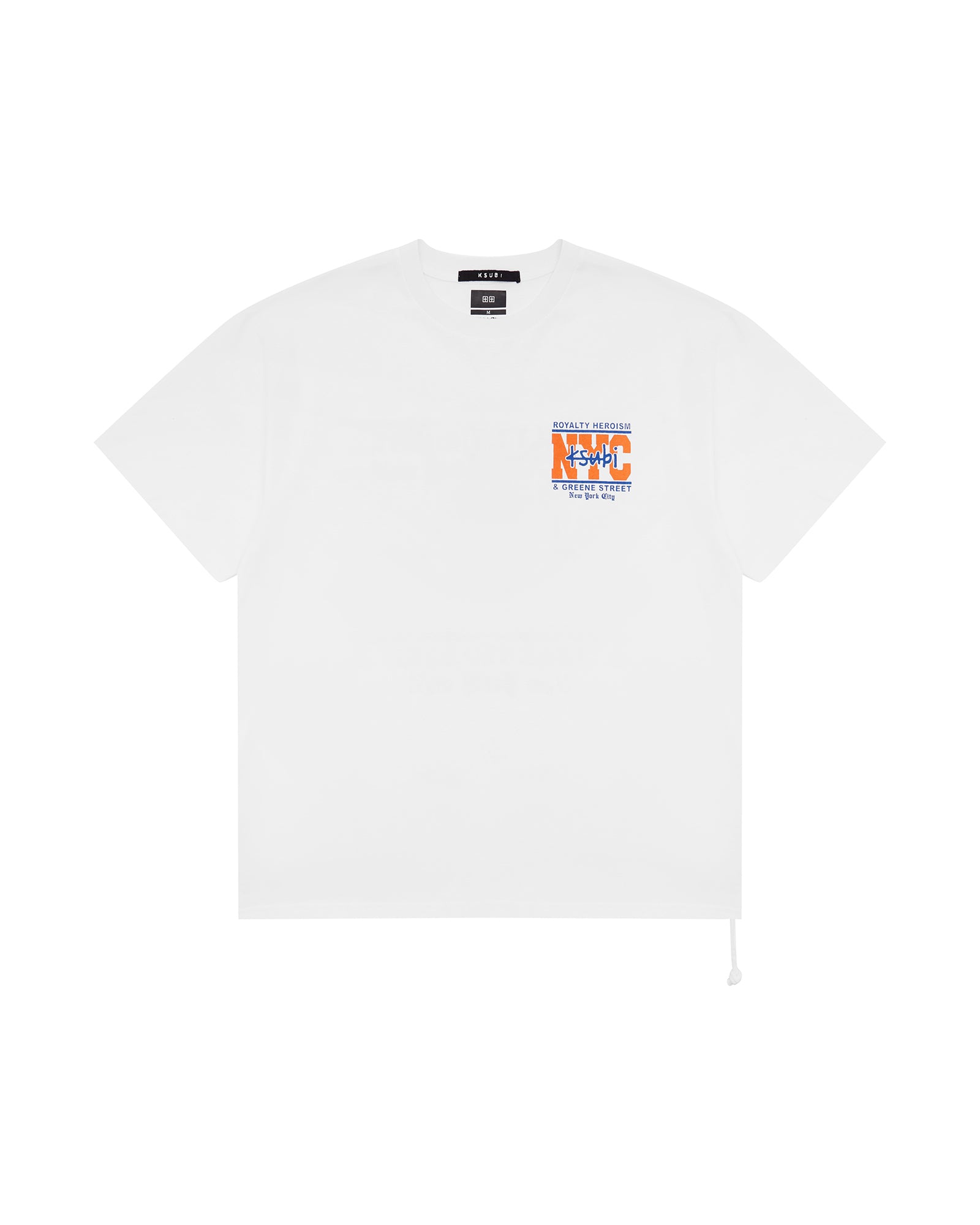 Mens Nyc And The Streets Ss Biggie Tee White Tees
