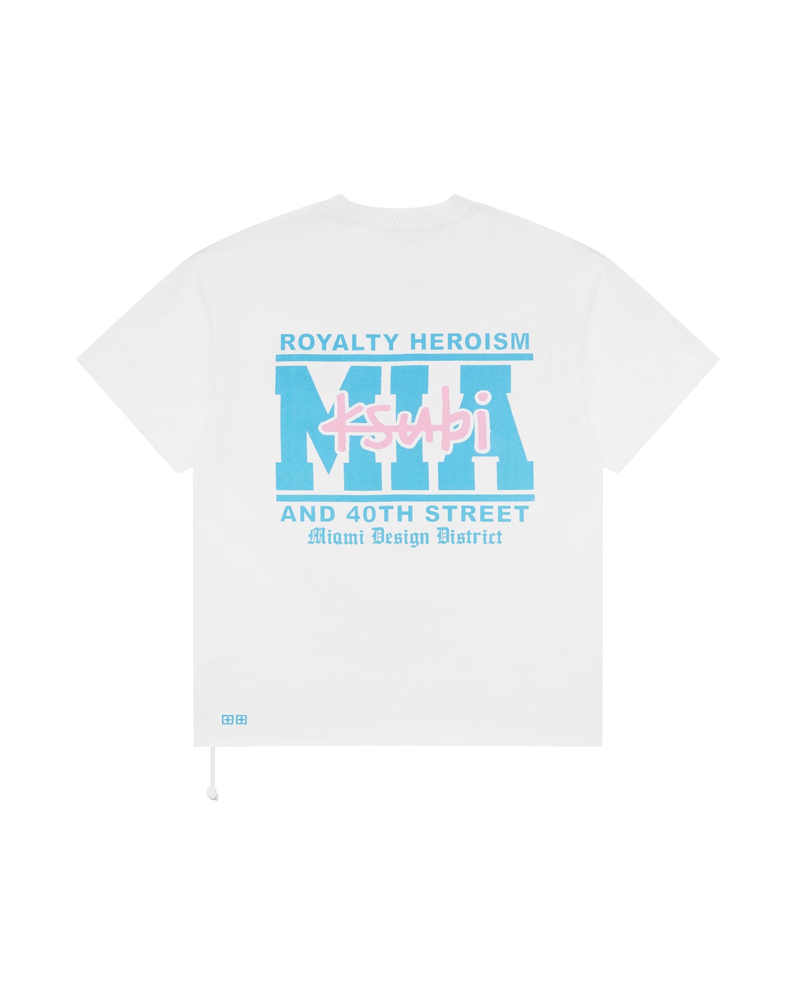 Mens Miami And The Streets Ss Biggie Tee White Tees