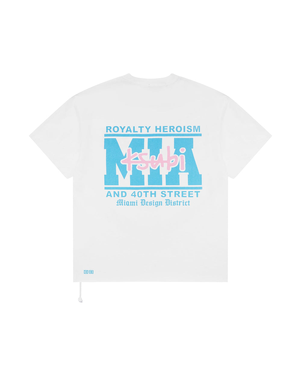 Mens Miami And The Streets Ss Biggie Tee White Tees