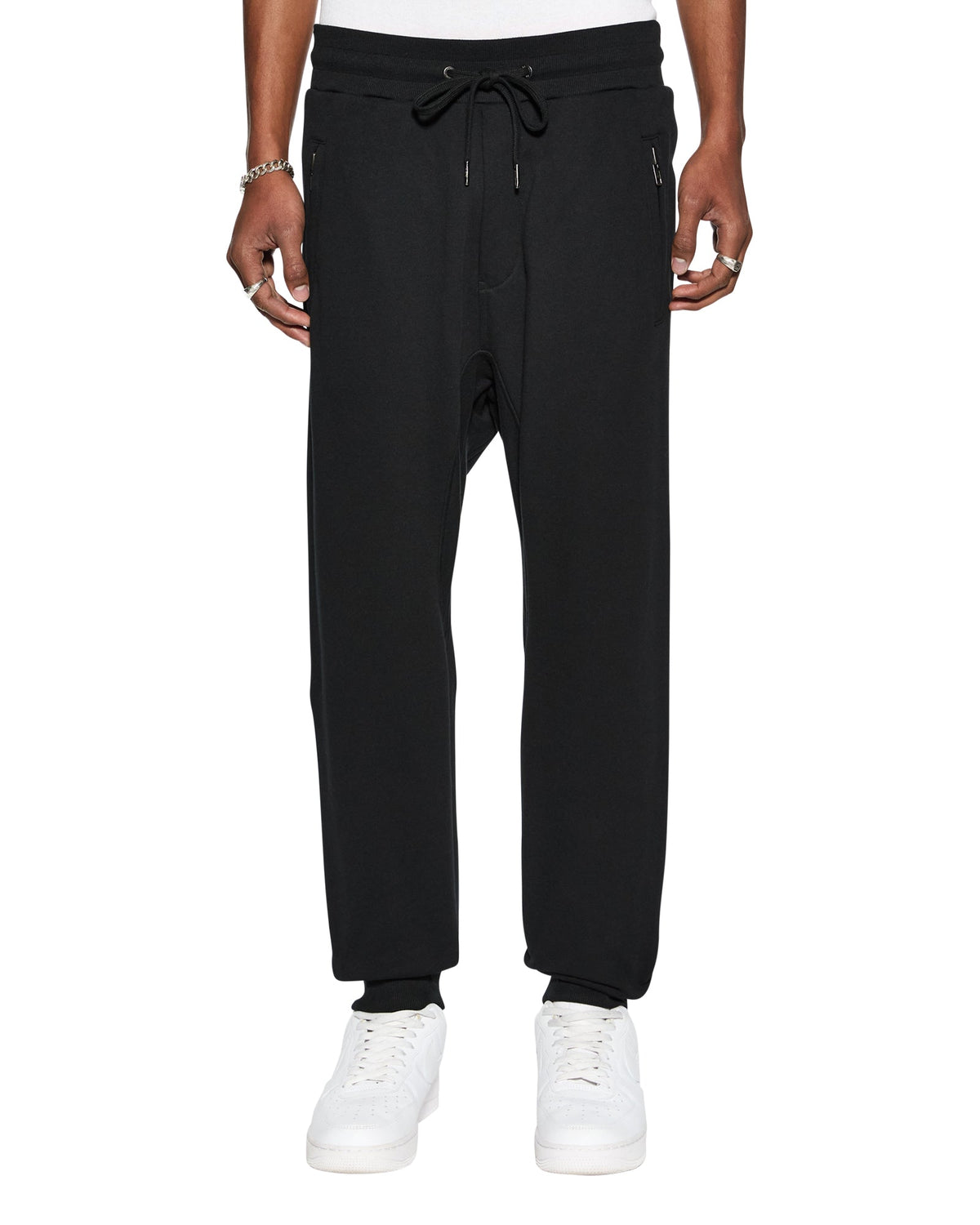 Buy 4 x 4 Trak Jet Black Slim Fit Track Pants Ksubi