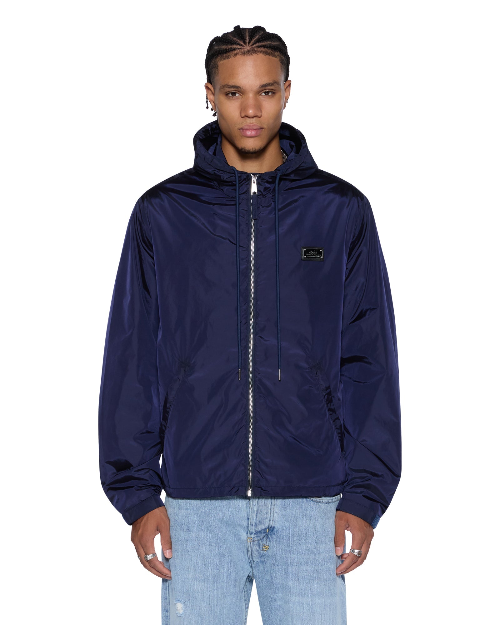 Mens Tek Nylon Jacket Navy Jackets