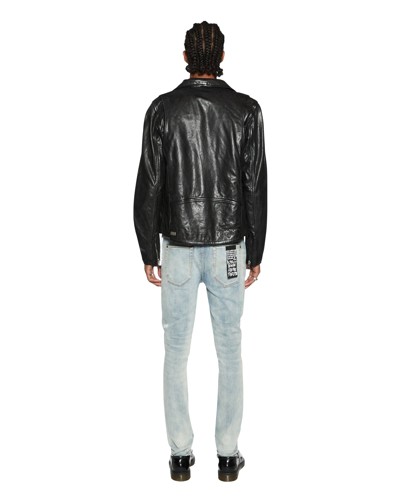 Buy Capitol Leather Jacket Black Ksubi