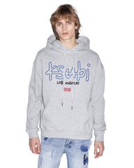 Buy LA 4x4 Biggie Hoodie Grey Marle Men's Oversized Hoodie KSUBI