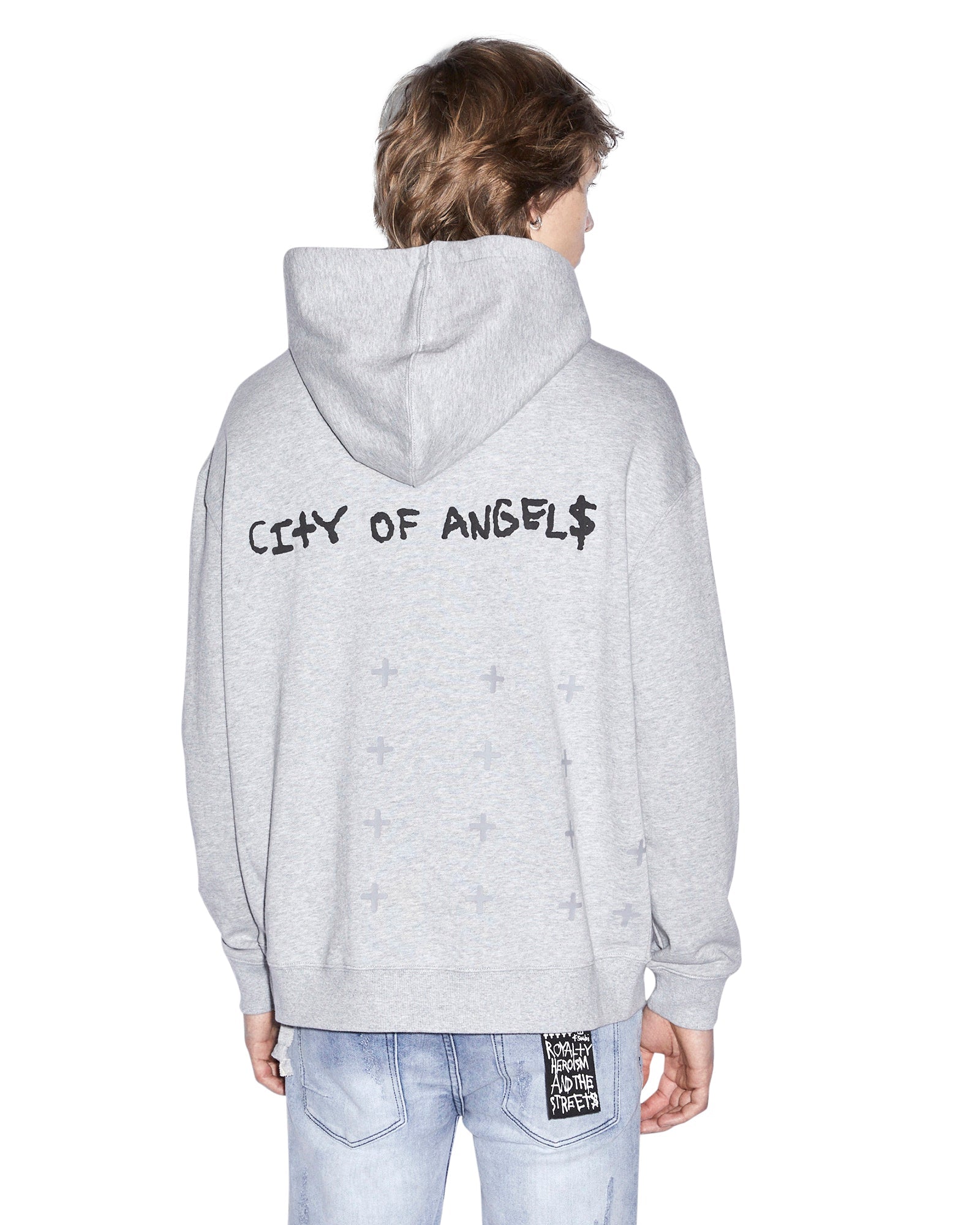 Buy LA 4x4 Biggie Hoodie Grey Marle Men's Oversized Hoodie KSUBI