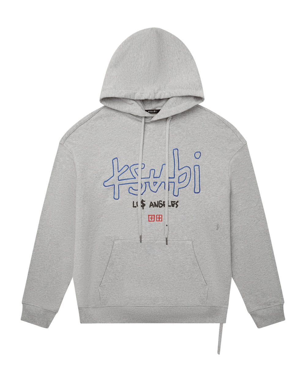 Buy LA 4x4 Biggie Hoodie Grey Marle Men's Oversized Hoodie KSUBI