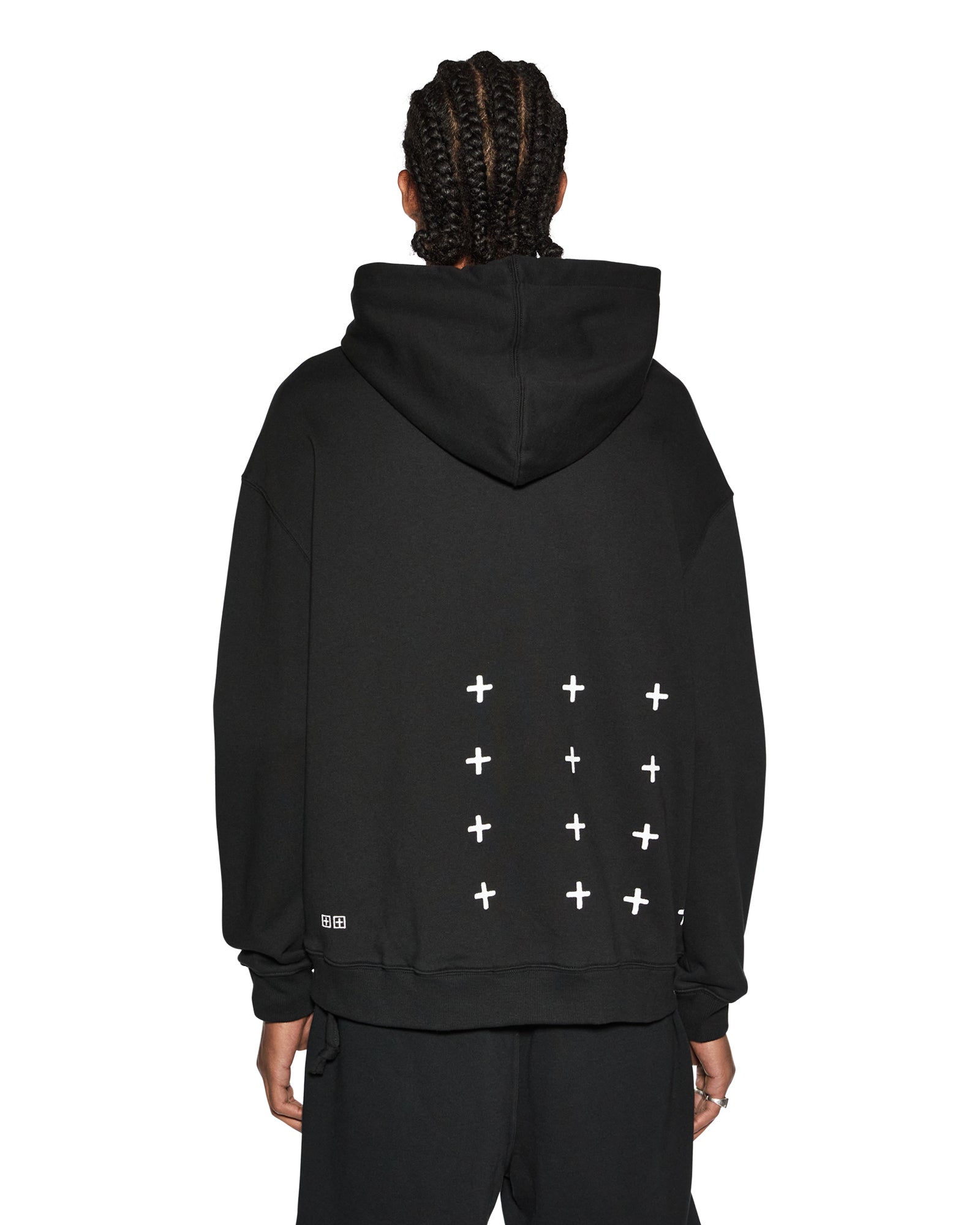 Buy 4 x 4 Biggie Hoodie Jet Black Ksubi