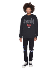 Buy NYC 4x4 Biggie Crew Jet Black Men's Oversized Crewneck KSUBI