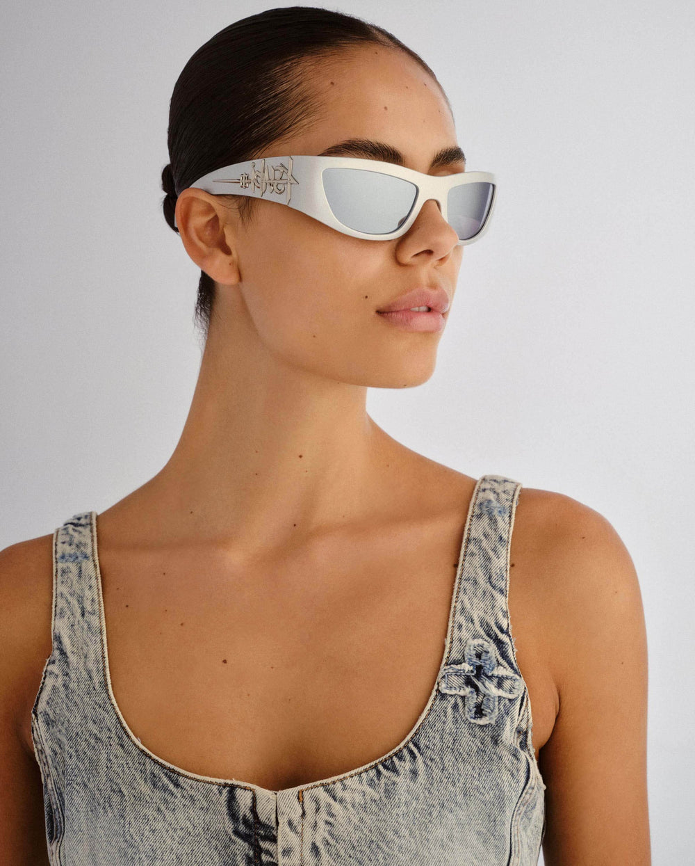 Sloane Sunglasses Metallic Chrome