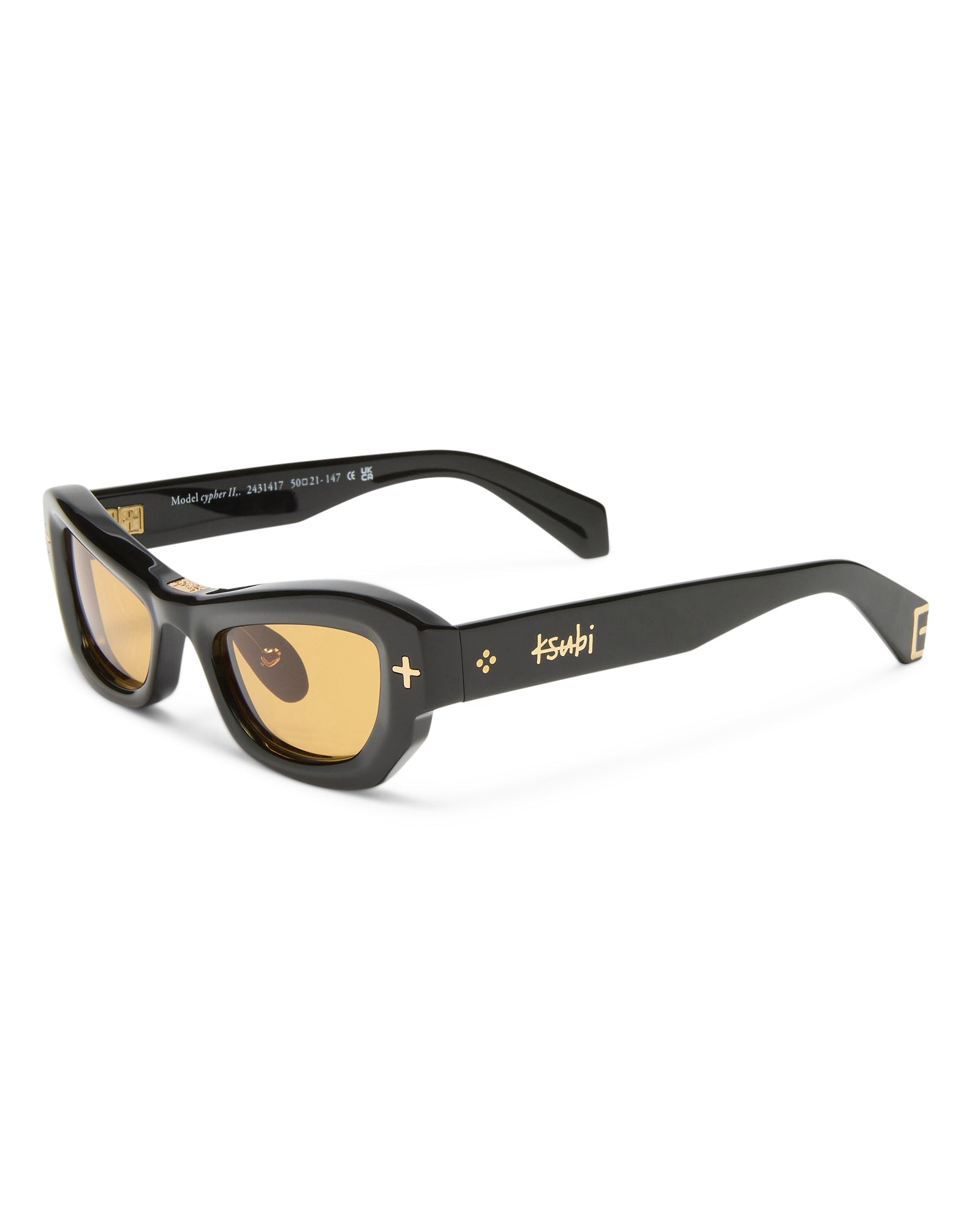 Cypher Sunglasses - Black/Gold