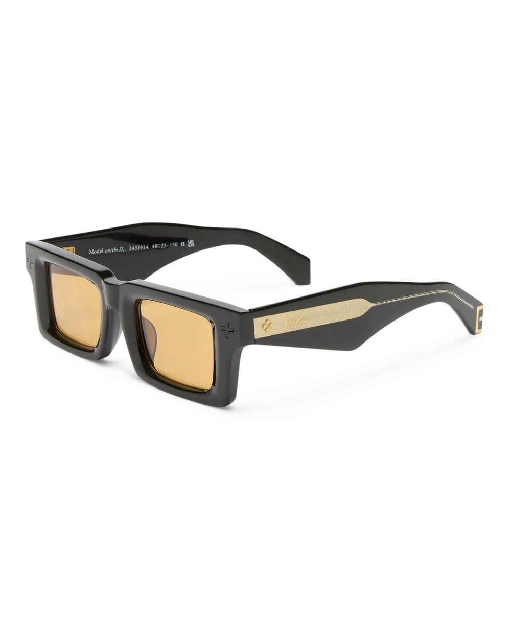 Smiths Rectangle Sunglasses - Black/Gold