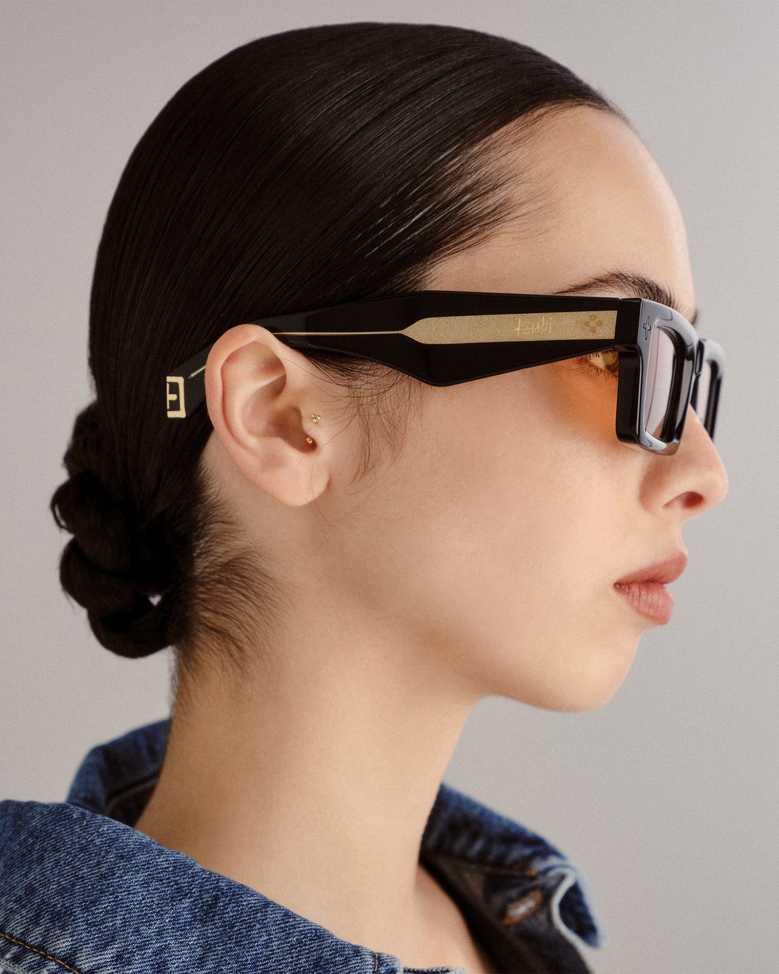 Smiths Rectangle Sunglasses - Black/Gold