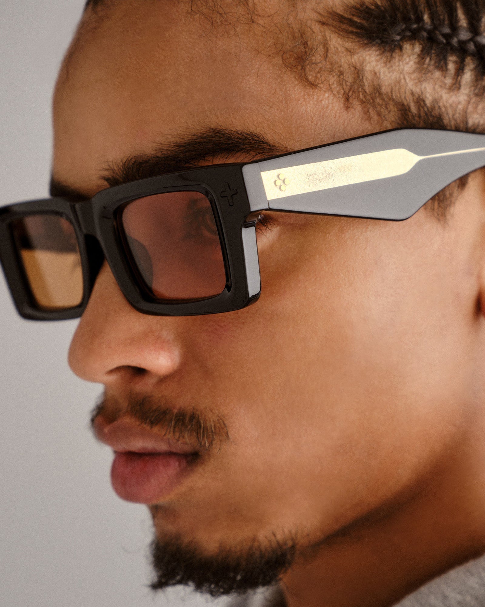 Smiths Rectangle Sunglasses - Black/Gold