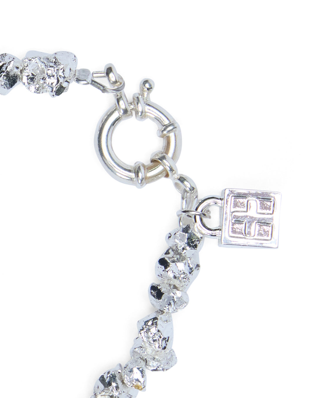 Uncut Silver Bracelet