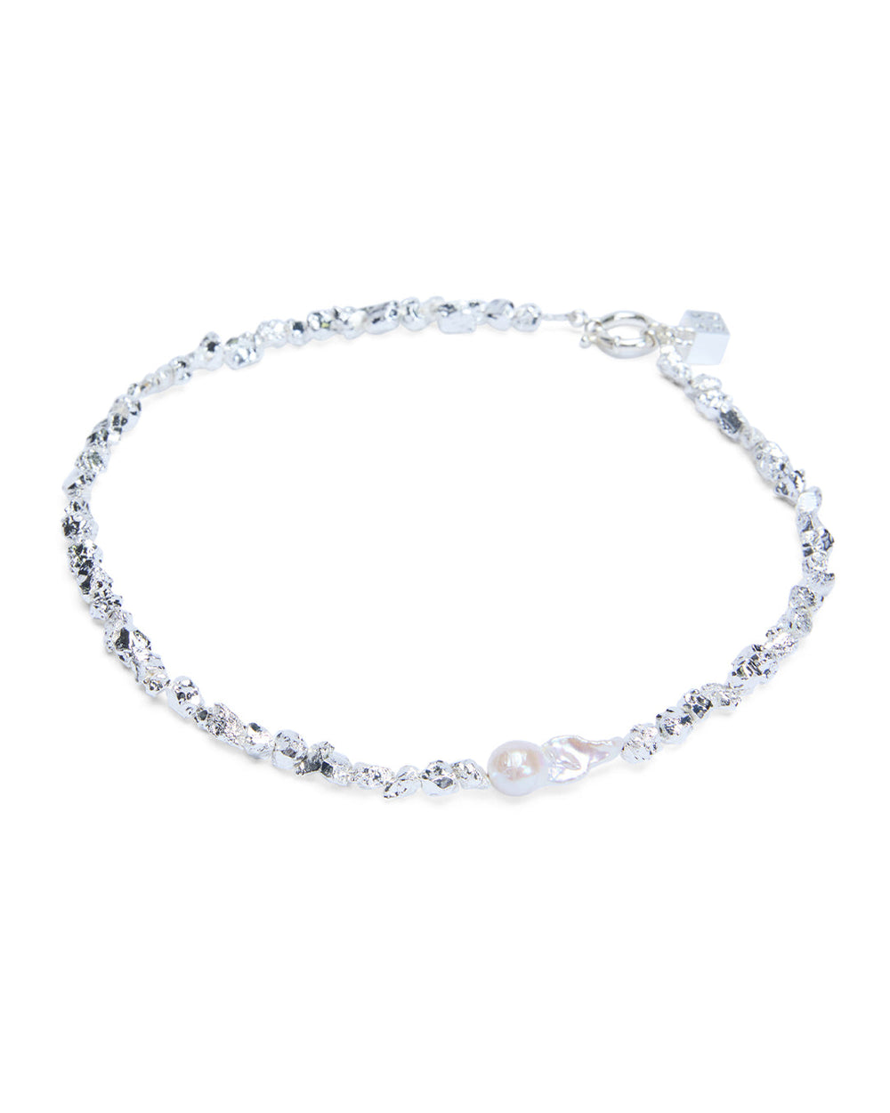 Uncut Silver Choker
