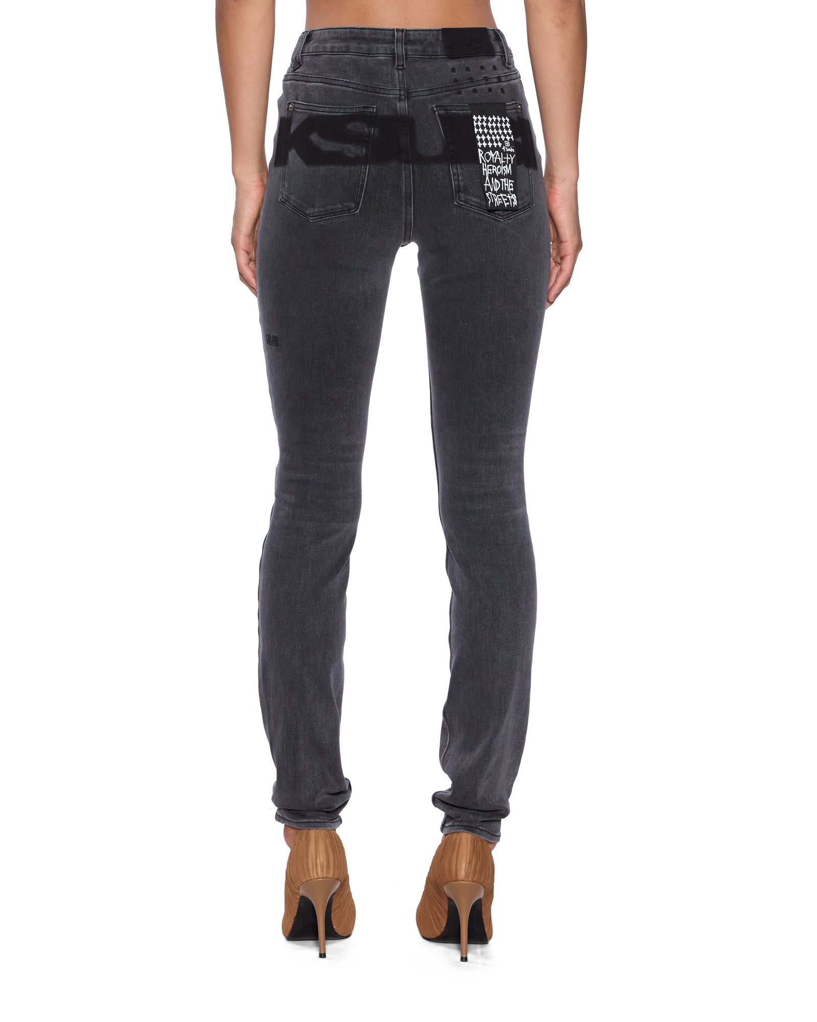Womens Spray On Xtra Sott Nightshade Skinny Denim Jeans