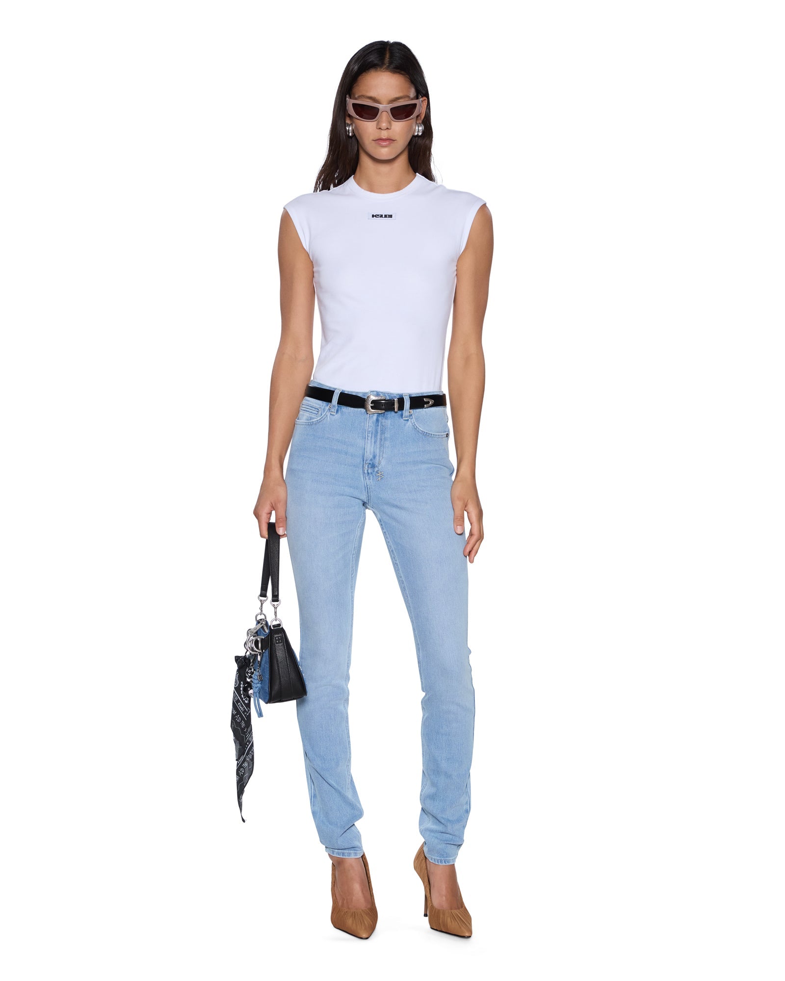 Womens Spray On Xtra Deja Vu Skinny Denim Jeans