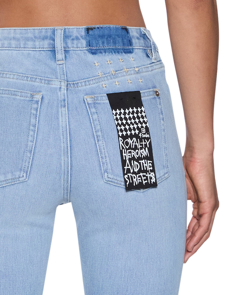 Womens Spray On Xtra Deja Vu Skinny Denim Jeans